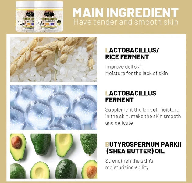 Aichun Beauty Scrub Cream For Face And Body